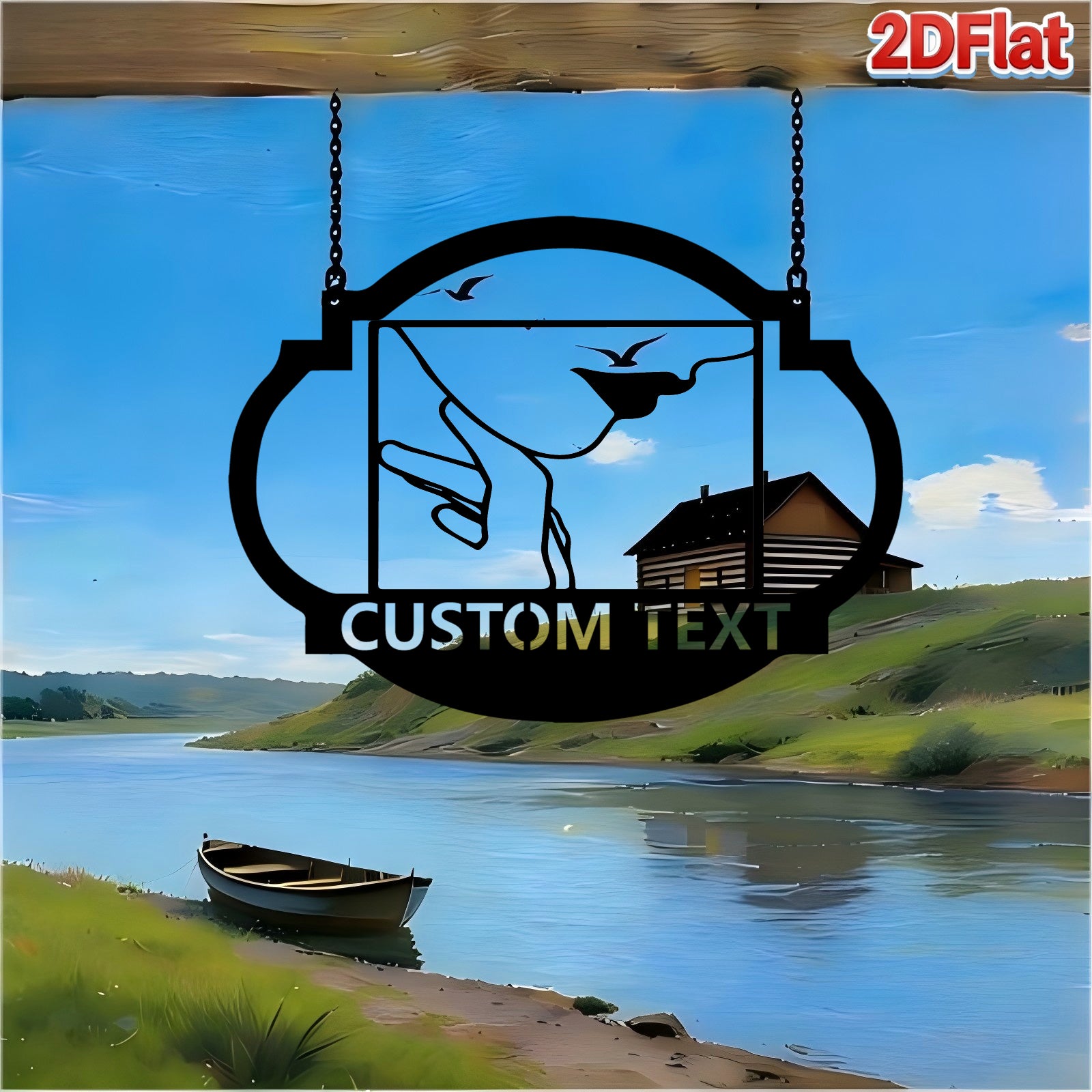 Custom Hand Gesture Metal Sign